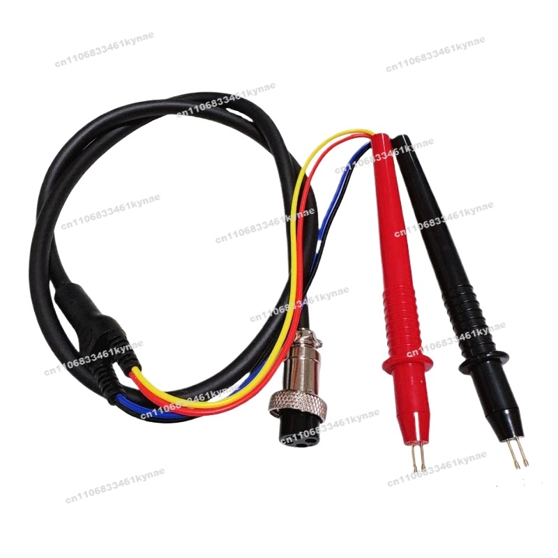 Battery Internal Resistance Tester Four Wire - ปากกาทดสอบความต้านทานภายในแบตเตอรี่แบบสี่สาย พร้อมคลิปสำหรับเสียบ, ปากกาทดสอบแบตเตอรี่, ปากกาทดสอบความต้านทานภายใน