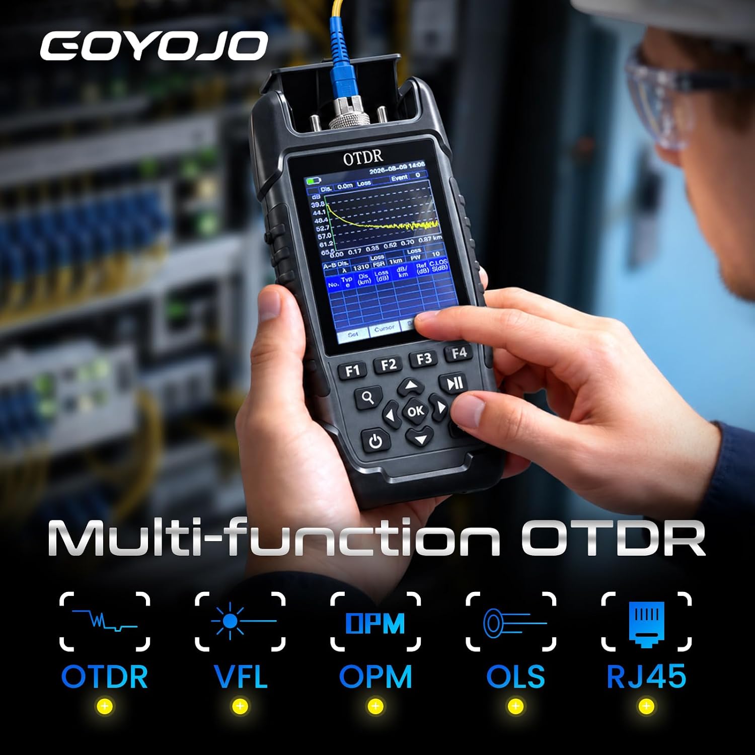 เครื่องวัด OTDR (ออปติคอลไทม์โ - Optical Time Domain Reflectometer Otdr 1310 1550Nm บทวิจารณ์และราคา
